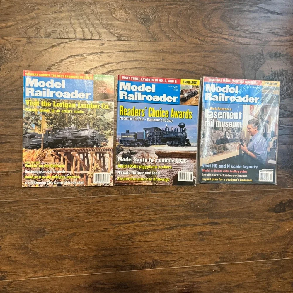 Model Railroader Magazine Lot of 21 Issues 1980s–2000s Model Train Hobby